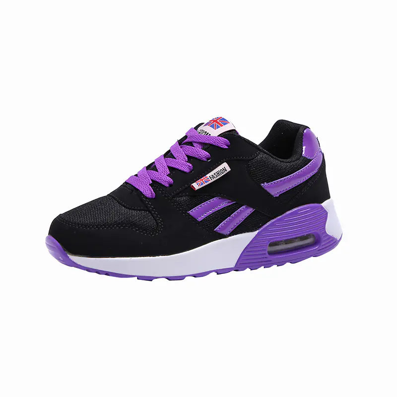 Fashionable Women's Breathable Mesh Lace-Up Sneakers